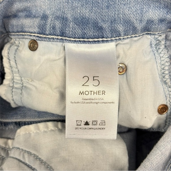 MOTHER The‎ Mid Rise Dazzler Ankle Fray Sz 25 - Picture 9 of 16